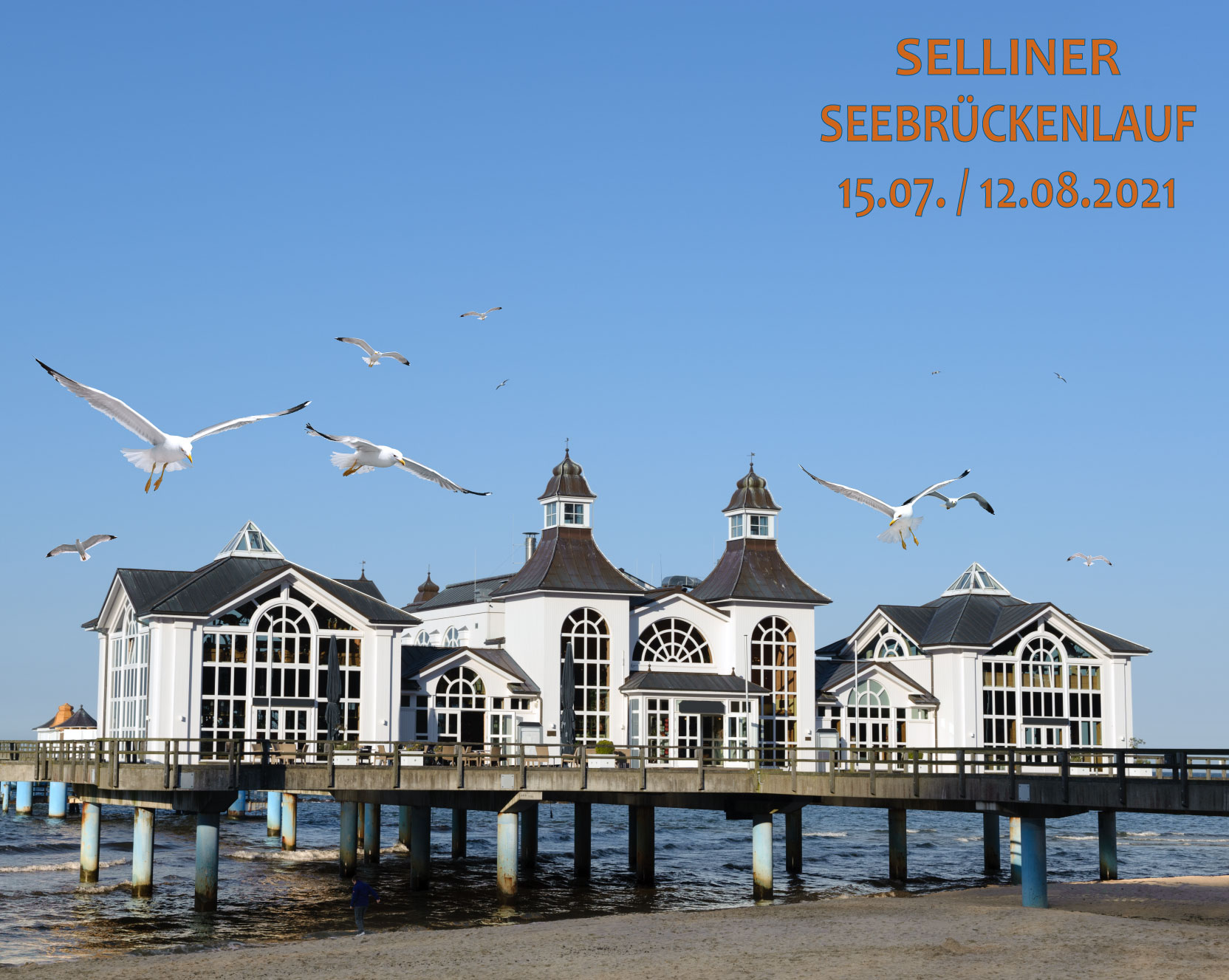 Beim 1. Selliner Seebrückenlauf 2021 den eigenen Namen auf der Startnummer nur noch bis zum 5. Juli 2021!